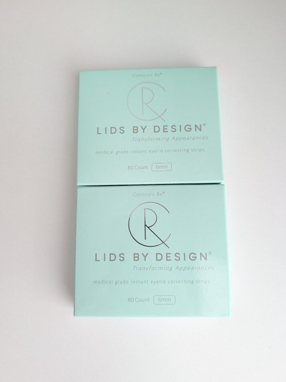 -LIDS BY DESIGN (6mm) Contours RX Eyelid Correcting Strips/80 Count/New in Box